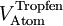 V_{\rm Atom}^{\rm Tropfen}