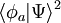 \langle\phi_a|\Psi\rangle^2