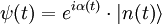 \psi (t) = e^{i \alpha (t)} \cdot \left| n (t) \right\rangle