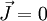 \vec J = 0